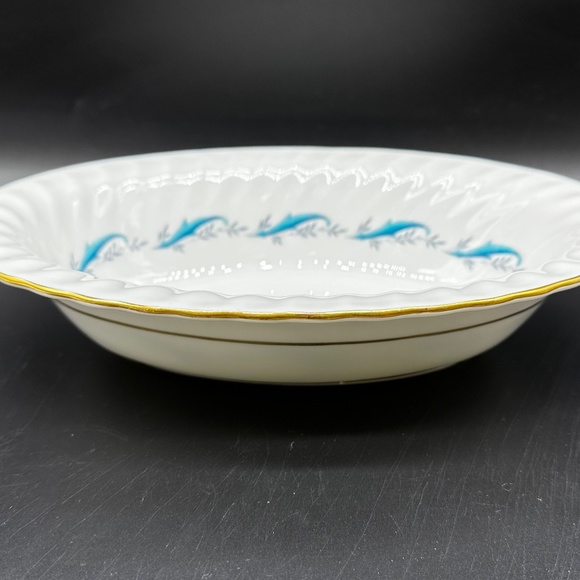 Minton Downing Oval Serving Bowl Bone China England - Picture 2 of 5